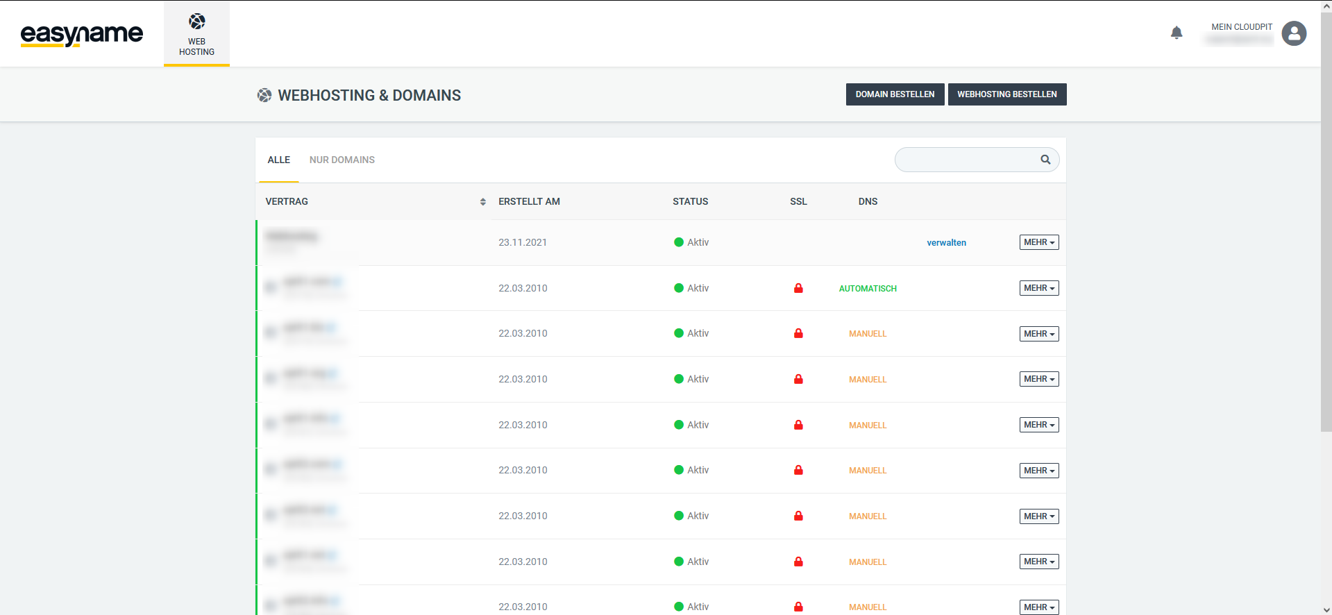 How Can I Manage My DNS Entries Easyname Help Center English